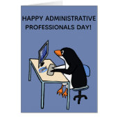 Fun Penguin. Administrative Professionals. (Front)