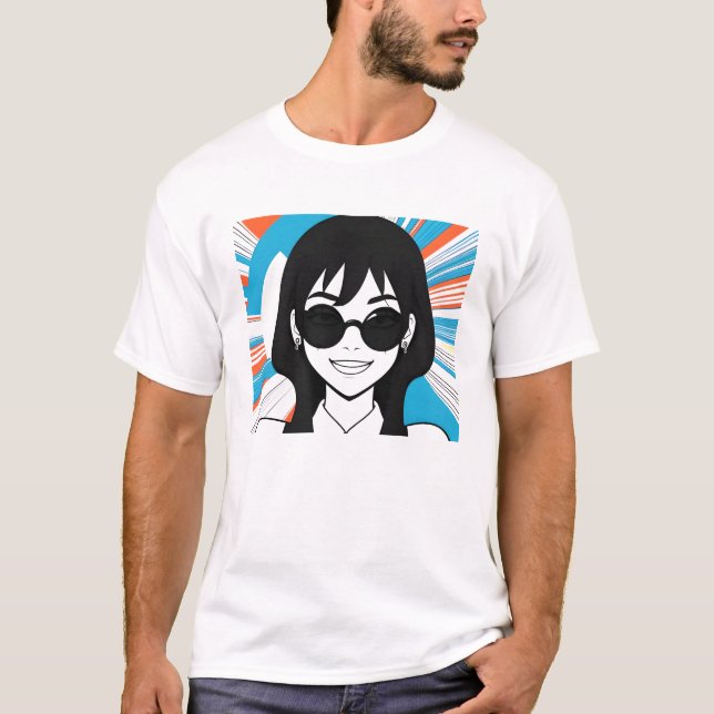 Fun person smiles at you and wants you to smile! T-Shirt (Front)