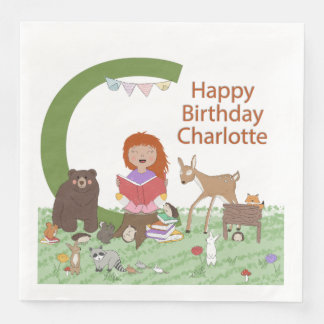 Fun Personalised Napkins For Birthday Party