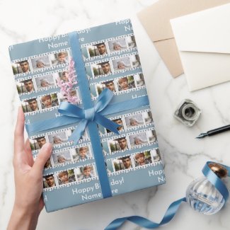 Fun Personalized Birthday 12-Photo Film Negative