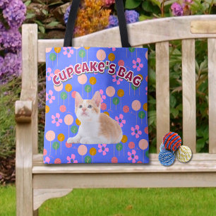 Fun Personalized Cat Lover – Cute Pet Photo Gift Tote Bag