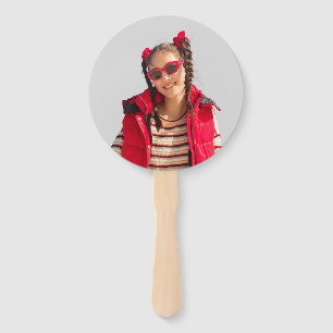 Fun Personalized Face on a Stick Photo Prop  Hand Fan