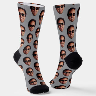 Fun Personalized Face Photo Socks