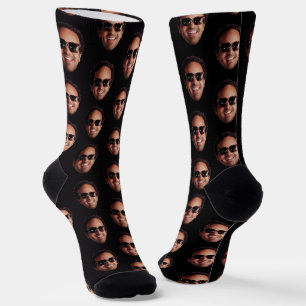 Fun Personalized Face Photo Socks