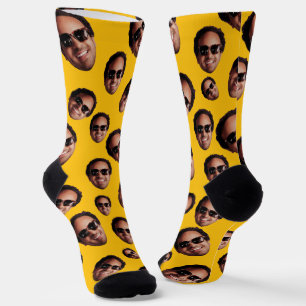 Fun Personalized Face Photo Socks