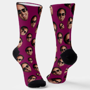 Fun Personalized Face Photo Socks