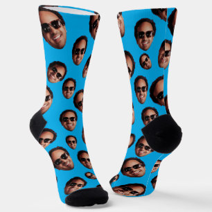 Fun Personalized Face Photo Socks