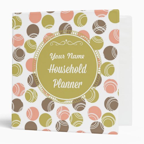 Fun Personalized Home Management Binder