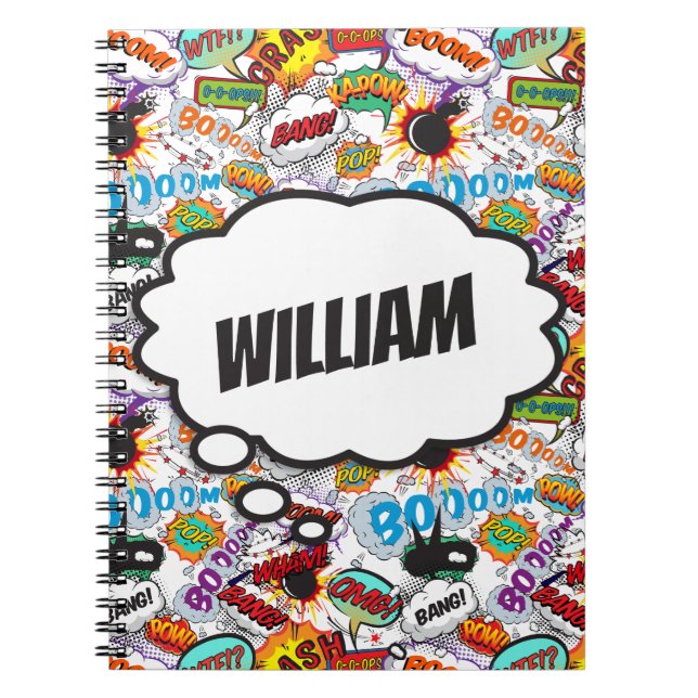 Fun Personalized Name Comic Book (Front)