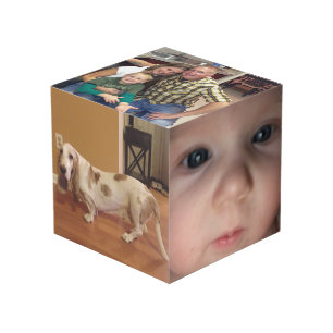 Fun Personalized Photo Cube Box in 2 Sizes