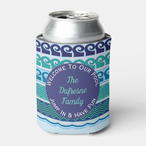 Fun  Personalized Pool Can Cooler