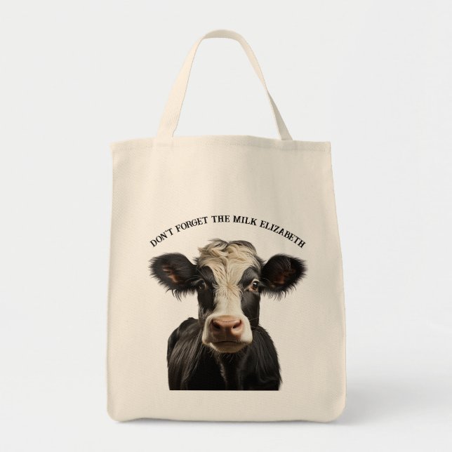 Fun personalized shopping quotes  tote bag (Front)