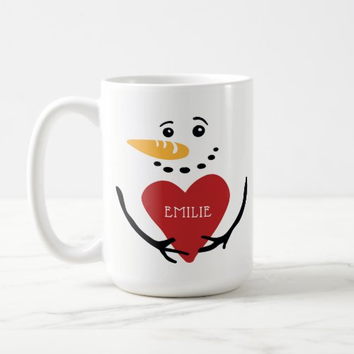 Fun Personalized Snowman Coffee Mug