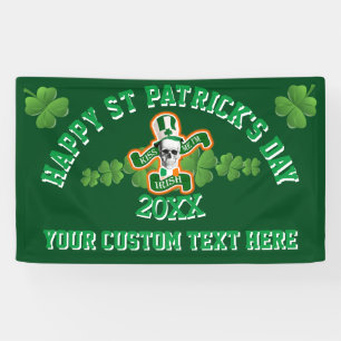 Fun personalized Sr Patrick's day. Banner