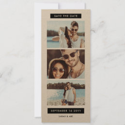 Fun Photo Booth Bookmark Theme Wedding  Save The Date