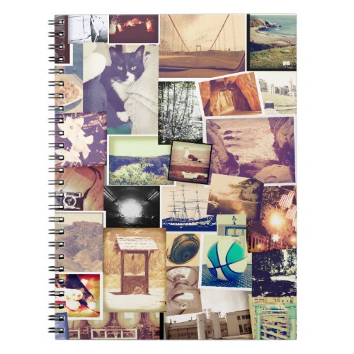 Fun Photo Filter Indie Pix Collage Design Art Notebook