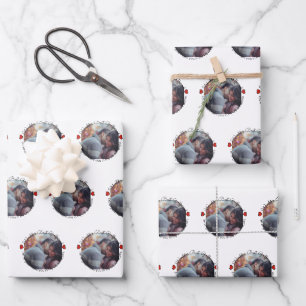 Fun Photo Message Valentine Wrapping Paper Sheets