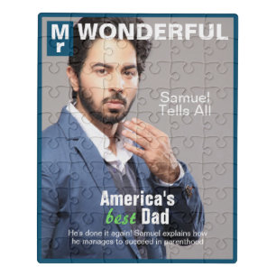 Fun Photo Puzzle // Magazine Cover