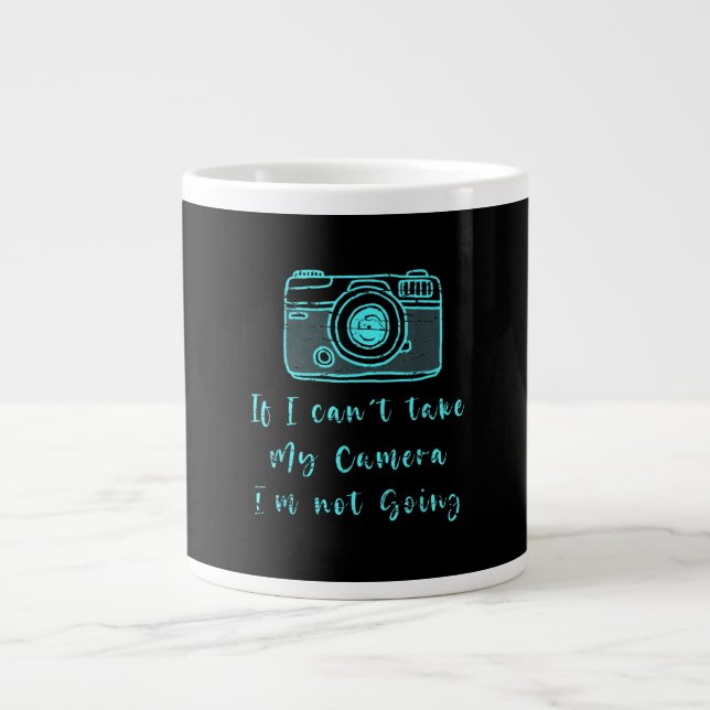 Fun Photographer Gift Cinematorgraphy Giant Coffee Mug (Front)
