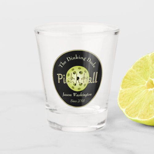 Fun Pickleball Ball Shot glass