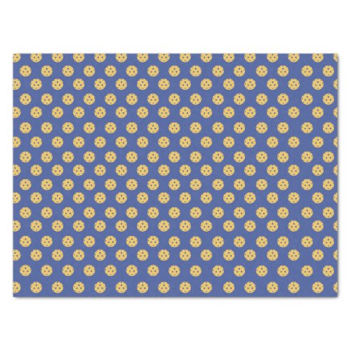 Fun Pickleball Pattern Blue Gift  Tissue Paper