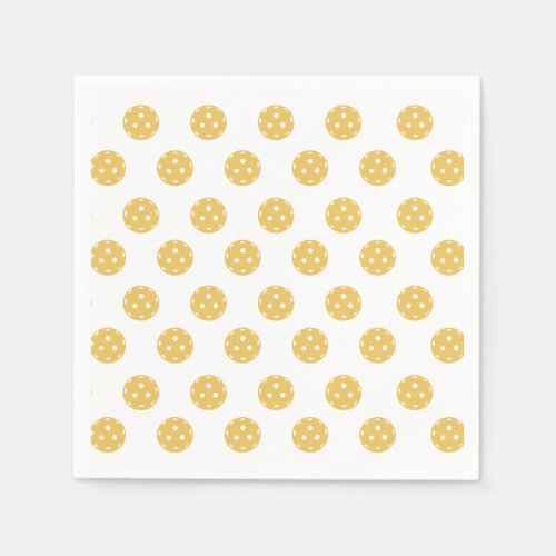 Fun Pickleball Pattern Pickleball Party Napkins