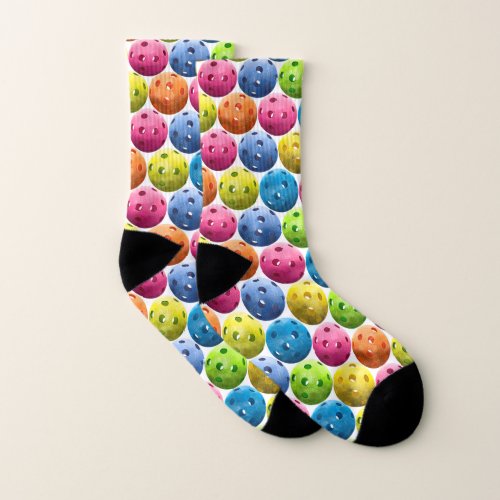 Fun Pickleball Pattern Socks