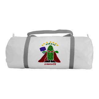 Fun Pickleball Pickle Super Hero Gym Bag