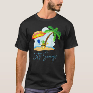 Fun Pickleball  Summer Swingers Pineapple T-Shirt