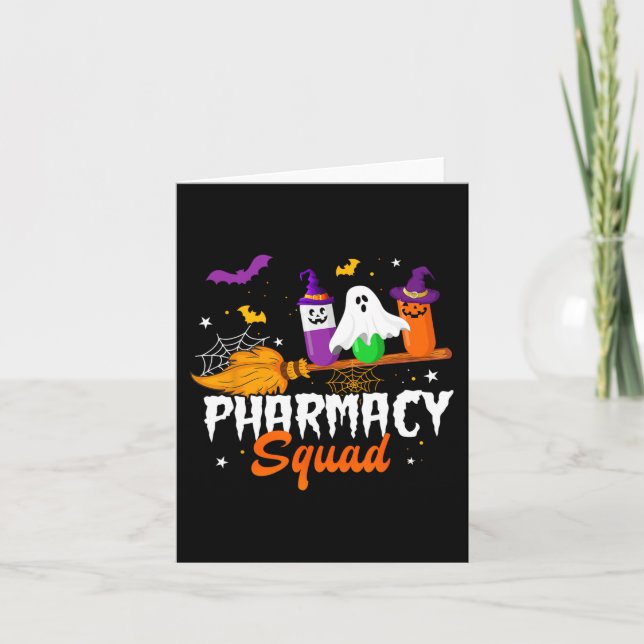 Fun Pills Pharmacy Squad Pharmacist Technician Hal Card (Front)
