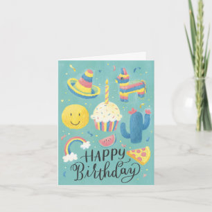 Fun Piñata Children's Birthday Card