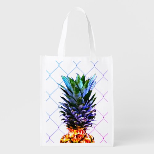 Fun Pineapple Fruit Grocery Bag