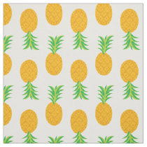 Fun Pineapple Pattern Fabric