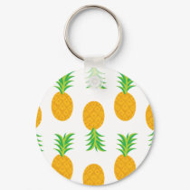 Fun Pineapple Pattern Keychain