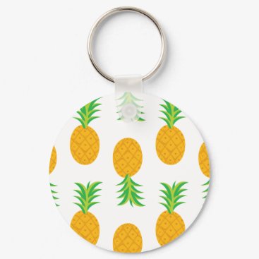 Fun Pineapple Pattern Keychain