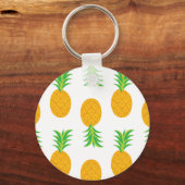 Fun Pineapple Pattern Keychain (Front)