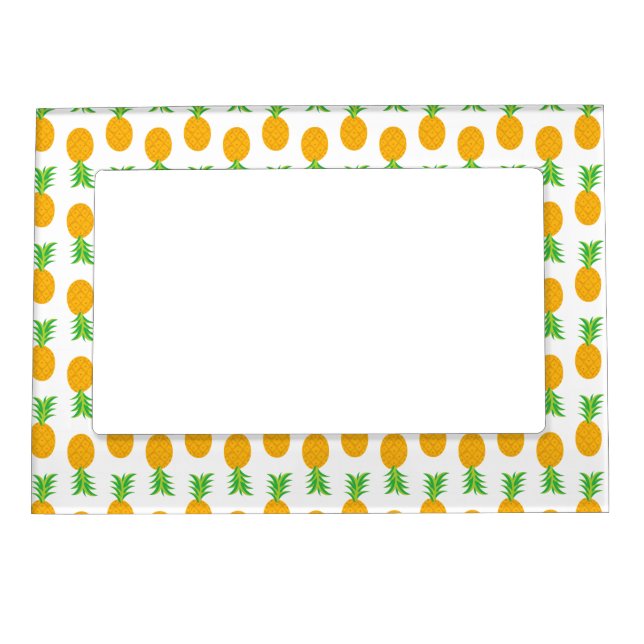 Fun pineapple Pattern magnetic frame (Front)