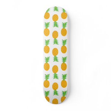 Fun Pineapple Pattern skateboard