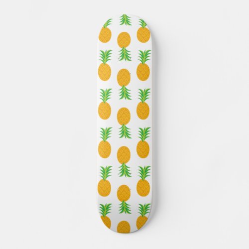 Fun Pineapple Pattern skateboard