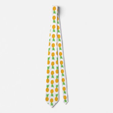 Fun pineapple Pattern Tie