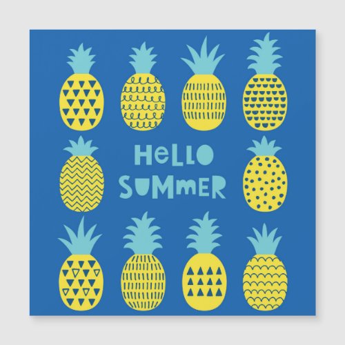 Fun Pineapple Vintage Card Design