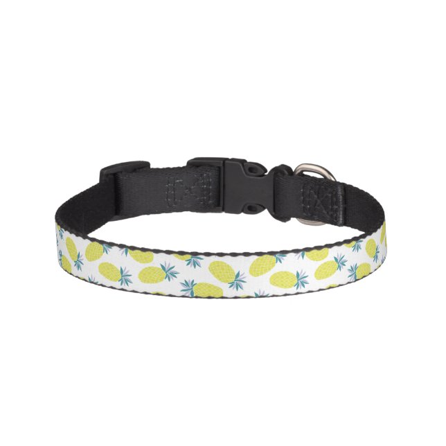 Fun Pineapples Pattern Pet Collar (Front)