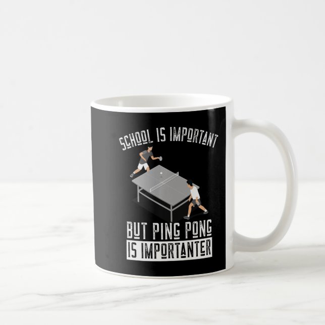 Fun Ping Pong Player Table Tennis Gift   Coffee Mug (Right)