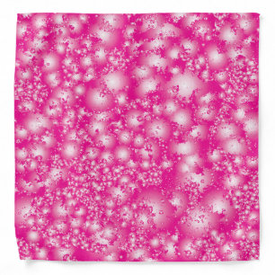 Fun PINK Abstract Ink Super Splash pattern Bandana
