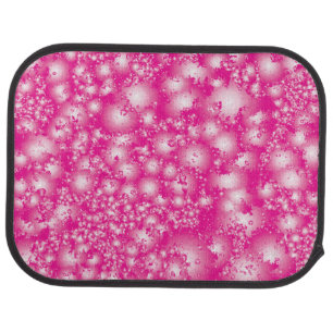 Fun PINK Abstract Ink Super Splash pattern Car Floor Mat