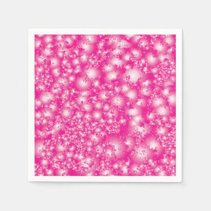 Fun PINK Abstract Ink Super Splash pattern Napkins
