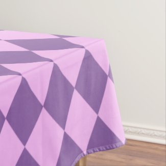 Fun Pink and Orchid Purple Harlequin Design