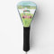 Fun Pink Cart Course Clubs Monogram