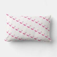 Fun Pink Flamingos on White - Outdoor
