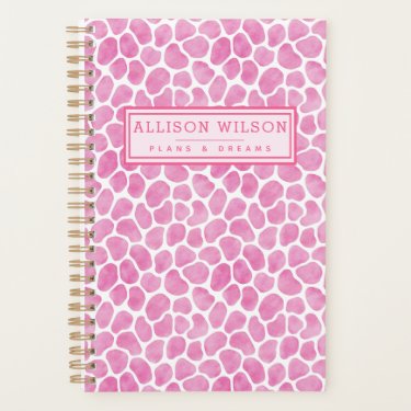 Fun Pink Giraffe Print
